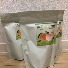 ルピシア　ピーチ緑茶ティーバック10個パック✖️3袋