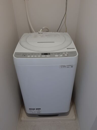 シャープ SHARP 全自動洗濯機 7kg ステンレス穴なし槽 ホワイト系 ES-GE7D-W