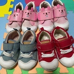 （お取引き済み）キムラタン　女の子用　幼児靴　中古　15センチ　