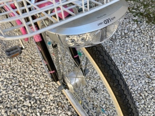 336.【美車】ジュニアサイクル22インチ(オートライト、6段変速) 【公式 
