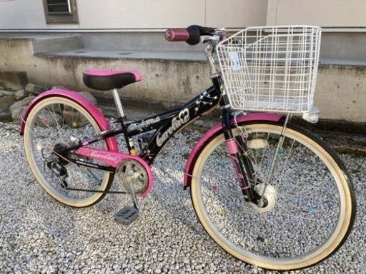 336.【美車】ジュニアサイクル22インチ(オートライト、6段変速)