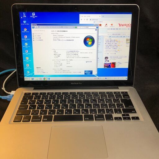 MacBook Pro 13インチ MB990J/A」MacOS(El Capitan) とWin7 Pro(Win10