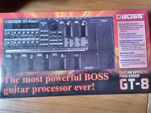 希少！ BOSS GT-8 マルチエフェクター エフェクターケース付き BOSS GT-8 希少！ BOSS GT-8 マルチエフェクター エフェクターケース