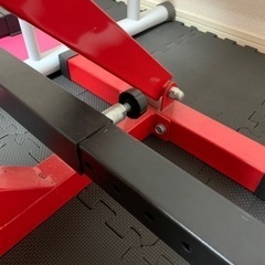 ベンチプレス 角度調節ベンチ シャフト付(懸垂機付)