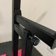 ベンチプレス 角度調節ベンチ シャフト付(懸垂機付)