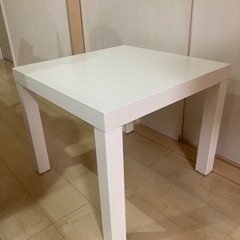 IKEA テーブル　正方形　ホワイト　中古