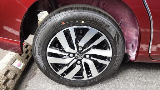 ゴッホ 星月夜 値下げ! 新車外し 165/65R14ダンロップEC300+鉄