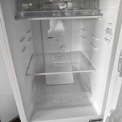 アイリスオーヤマ 2ドア冷蔵庫 AF156Z-WE 白木目色『中古美品、小傷、欠