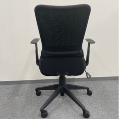 ②椅子(黒)キャスター付き　3脚　SNC-NET14A	
