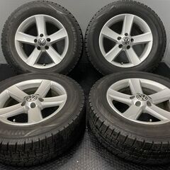 タイヤ走行短め【DUNLOP WM02 215/65R16】スタッドレス【VW ティグアン 