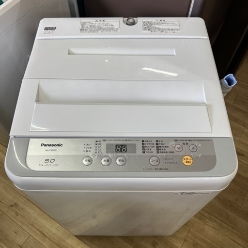 2018年製　Panasonic 5キロ自動洗濯機