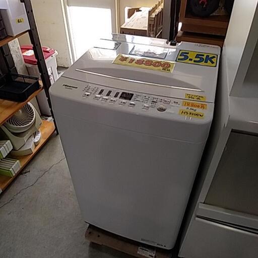 ハイセンス 5．5kg全自動洗濯機 オリジナル ホワイト HW-E5503　41603