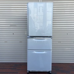 □美品□MITSUBISHI 冷蔵庫 3ドア MR-C34S-W1 ホワイト