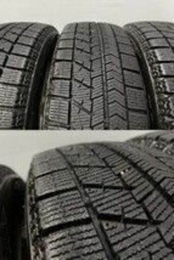 【BS BLIZZAK VRX 155/65R13】スタッドレス【FEID KD6 13インチ 4.5J4HPCD100+45】2018年製 バリ溝 ムーヴ ekワゴン ライフ等 (TF705) クレジットカード QRコード決済可能 - 札幌市