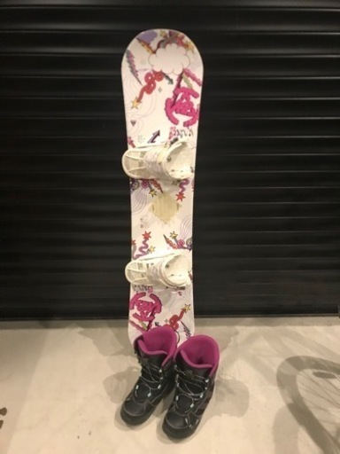 子供　キッズ　スノーボード　K2  バインディング付き　128cm ブーツ23cm