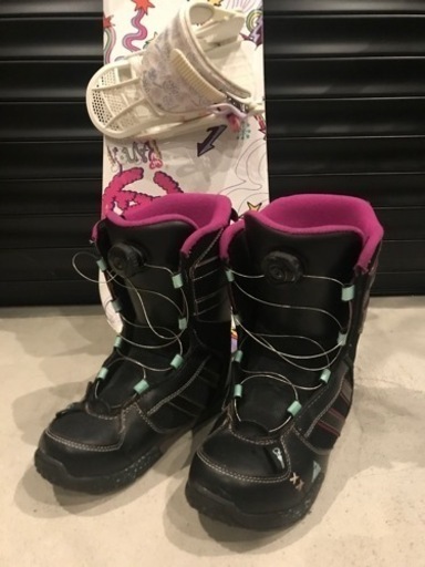 キッズ用 スノーボード128cm ビンディング ブーツ23cmセット 【公式通販】