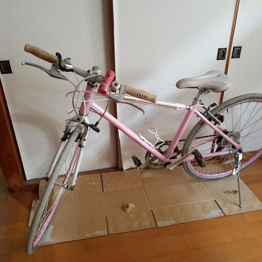 ピンク自転車