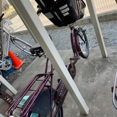 値下げ！！美品！！傷なし！！急いでます！子供乗せ自転車　ギア付き　説明書付き