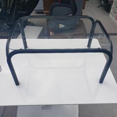 ガラステーブル ローテーブル 幅70×奥行48×高さ36.5cm