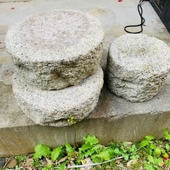 漬物石、庭石