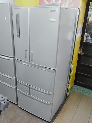 新モデル TOSHIBA ノンフロン ５ドア冷凍冷蔵庫 容量 471L GR-D47F