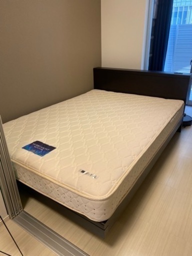 3月中まで掲載　日本製　dream bed ダブルベッド　コンセント付き　東京インテリア