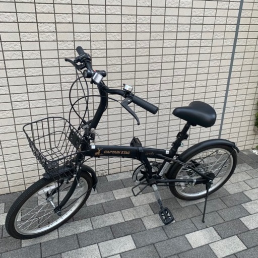 【3/25まで渋谷区 引渡し】キャプテンスタッグ　自転車 20インチ　折りたたみ