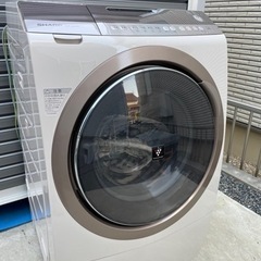 シャープドラム式洗濯乾燥機9.0kg 音声ガイド付　ES-Z20...