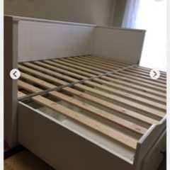 IKEA 伸縮ベッド　シングル　ヘムネス