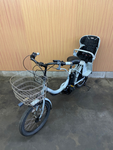 子供乗せ‼️ 電動自転車 BRIDGESTONE ビッケ 20インチ 二人乗り 白