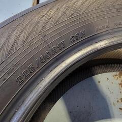□kj38□225/60R17 2020年製 ヨコハマタイヤ 日本製 7分目 4