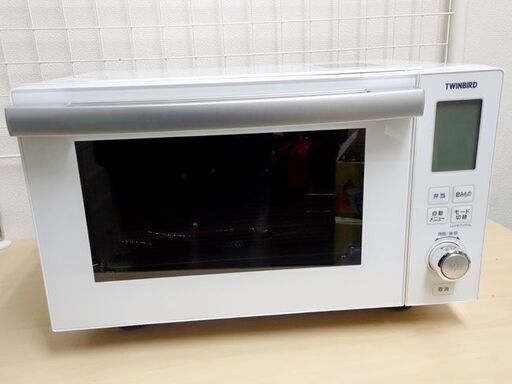 ほぼ未使用の新古品！ ツインバード工業 オーブンレンジ ■DR-E861W■ 2021年製 キッチン 調理 電子レンジ