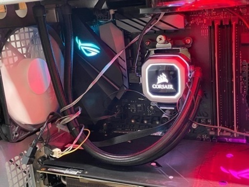 Win 10 64bit (dsp版)付き、Ryzen5 5600XとASUS ROG-STRIX-RX580-O8G