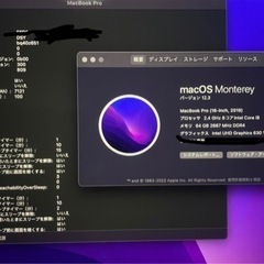 【ネット決済・配送可】MacBook Pro（16インチ2019...