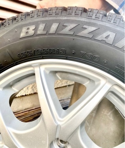 軽自動車用スタッドレスタイヤ 155/65R13 値引き交渉可