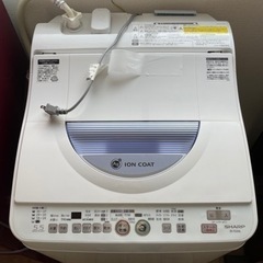 値下げ　洗濯機　SHARP Ag+イオンコート ES-TG55L-A