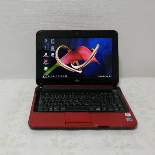 激安！光沢レッド!初心者向けWin10Office2016