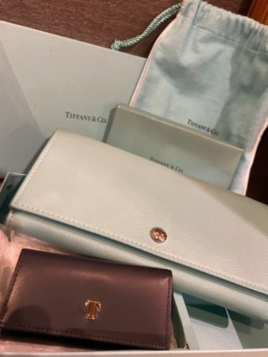 【受け渡し予定者決まりました】Tiffany \u0026 Co. 長財布/Tiffany \u0026 Co. キーケース　2点セット