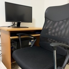 【ネット決済】パソコンデスクと椅子