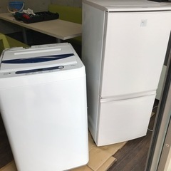 冷蔵庫と洗濯機のセットです。