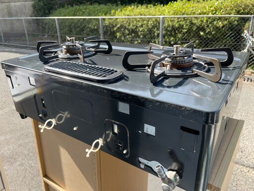 ガステーブル パロマ Paloma IC-N36B-R 黒 2018年製 LP／プロパンガス