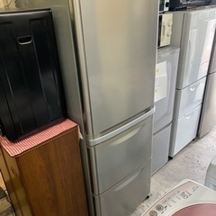 冷凍冷蔵庫 冷蔵庫MITSUBISHI MR-CL38J-W 3ドア 自動製氷機付き