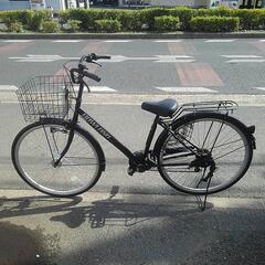 【ネット決済・配送可】HOWLAND 27インチ自転車 6段変速...