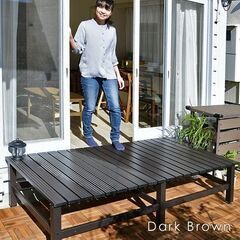 山善　アルミデッキガーデンベンチ　4台