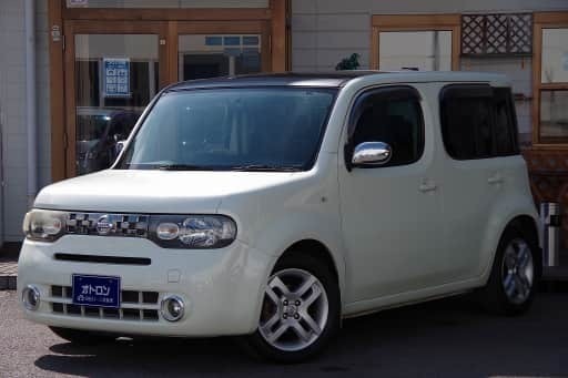 コンパクトカー 日産 キューブもあるよ メモリーナビ付き 自社ローン 金利０ キャンペーン中 オトロン春日部店 春日部のキューブの中古車 ジモティー