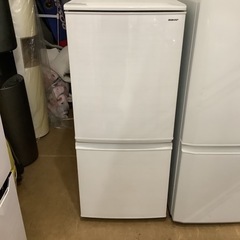 SHARP SJ-D14D-S 冷蔵庫 (137L・つけかえどっちもドア) リサイクル 