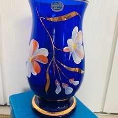 ボヘミアンガラス　花瓶