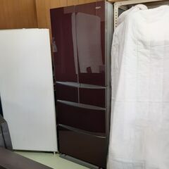 アクア 6ドア冷蔵庫 400L 観音開き 2014年製 AQR-FG40B(R)【配達