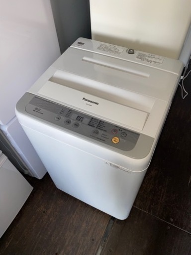 No.1365 Panasonic 5kg洗濯機　2016年製　近隣配送無料