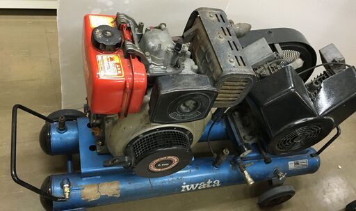 アネスト岩田 SUDA-332PB エンジンコンプレッサ ディーゼル軽油 容量不明 品